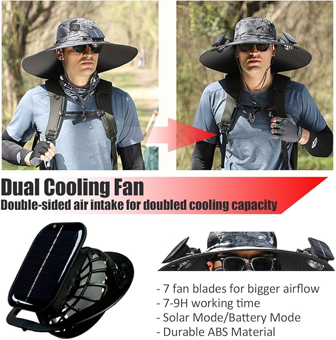 Brimair™ Solar Fan Hat