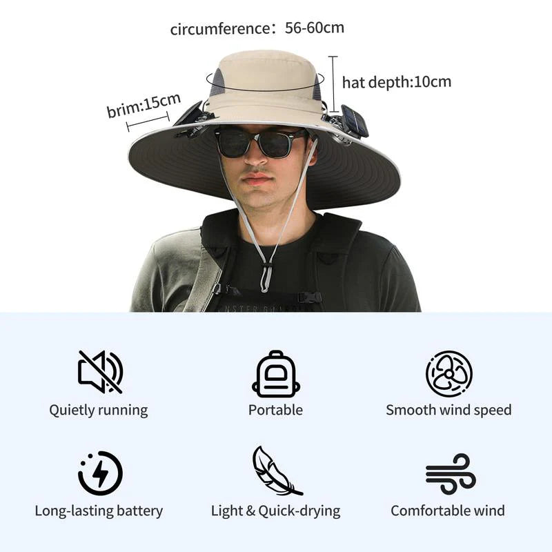 Brimair™ Solar Fan Hat